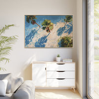 Tropical Palm Trees Artwork | Vibrant Coastal Landscape