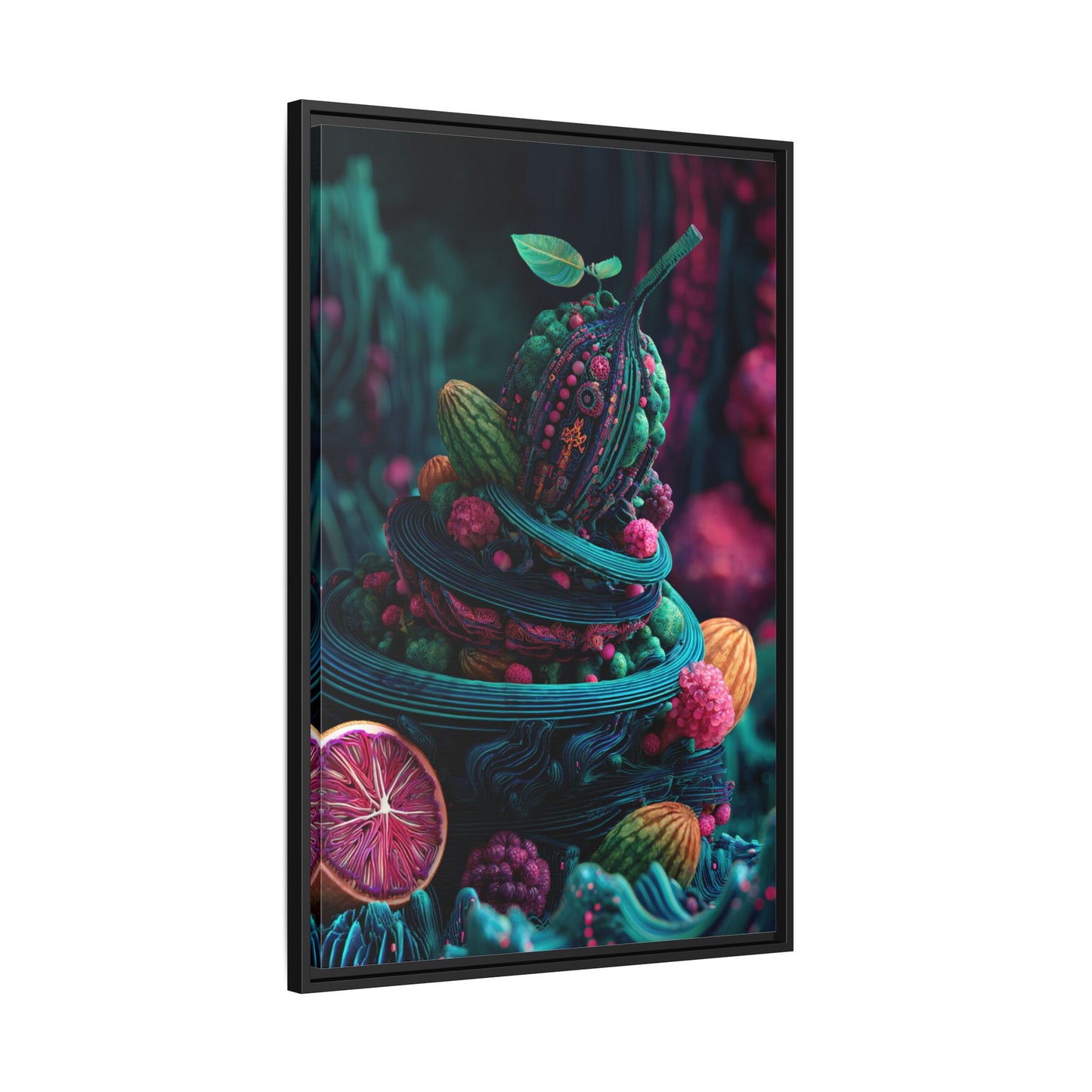 Surreal Fruit Fantasy Art - Vibrant Digital Design
