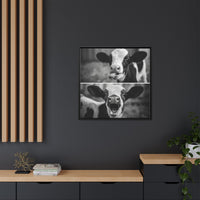 Whimsical Cow Photography | Black and White Animal Art