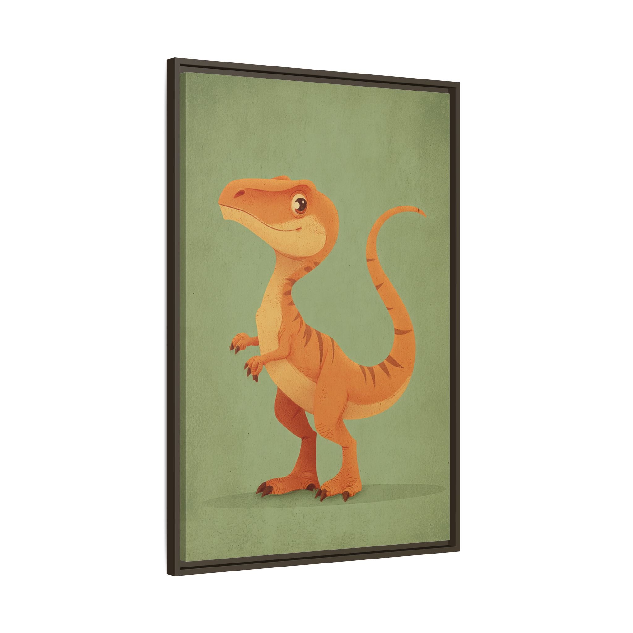 Whimsical Dinosaur Illustration Art for Kids' Rooms