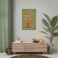 Whimsical Dinosaur Illustration Art for Kids' Rooms