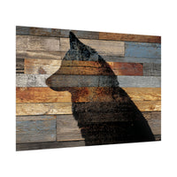 Rustic Wolf Silhouette Wall Art | Nature Inspired Decor