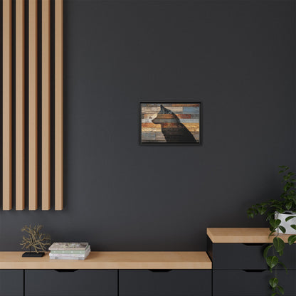Rustic Wolf Silhouette Wall Art | Nature Inspired Decor