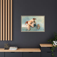 Calming Canine Portrait - Serene Dog Art Print