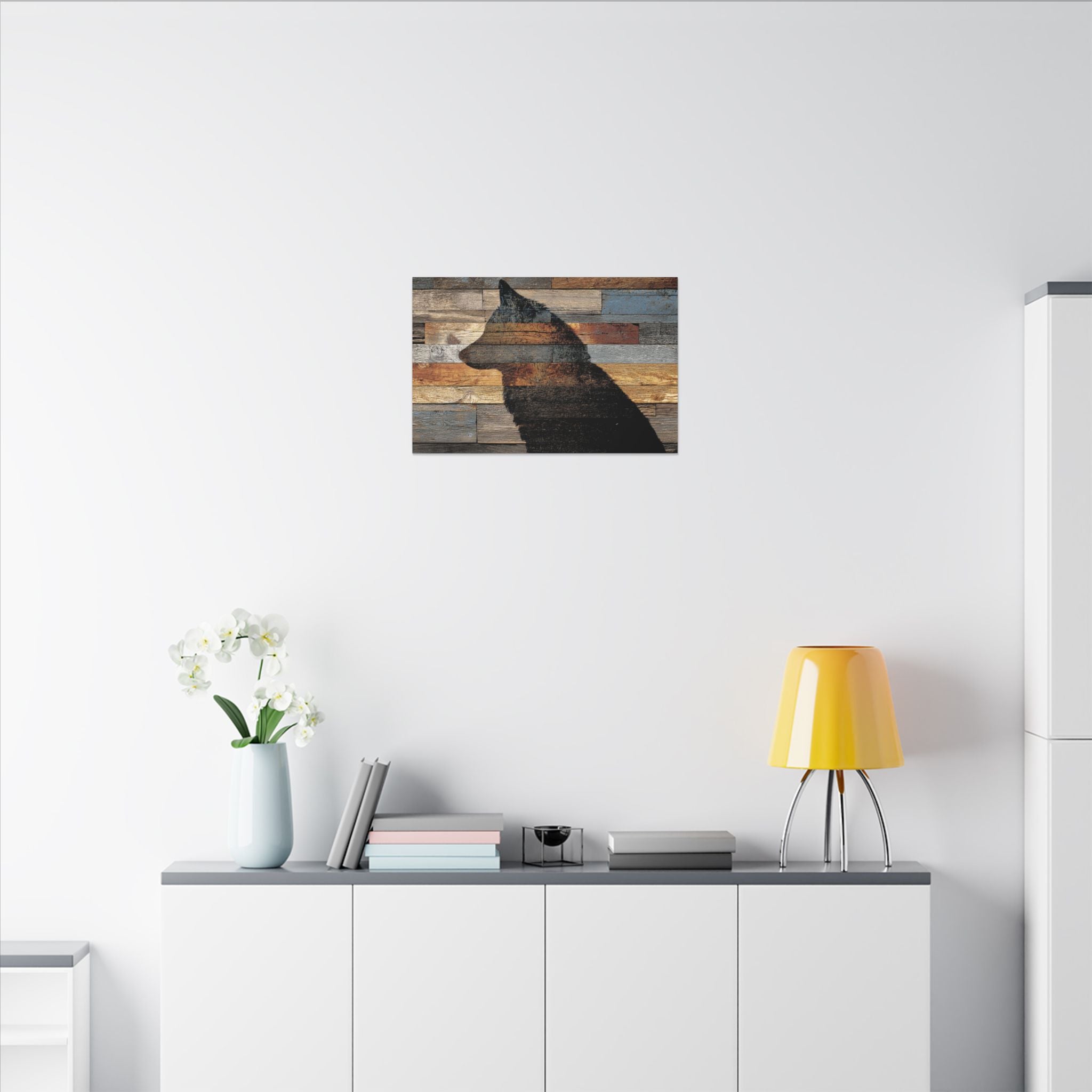 Rustic Wolf Silhouette Wall Art | Nature Inspired Decor