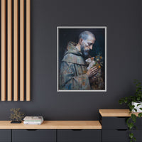 Saint Francis and Rabbit Artwork - Nature Inspired Wall Art