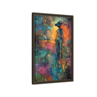 Abstract Cowgirl Art | Colorful Canvas Artwork