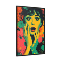 Surreal Pop Art Woman – Vibrant Modern Wall Art