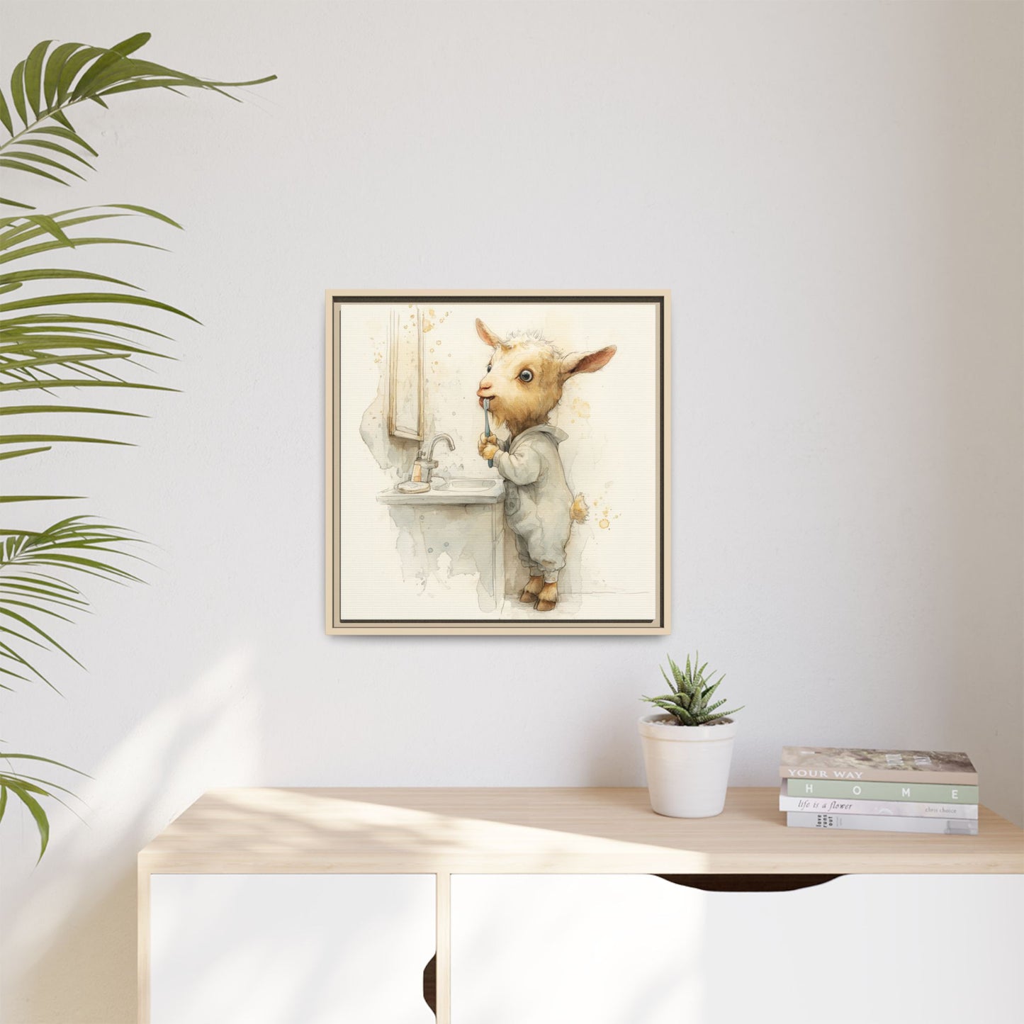 Whimsical Goat Art | Perfect for Children's Rooms