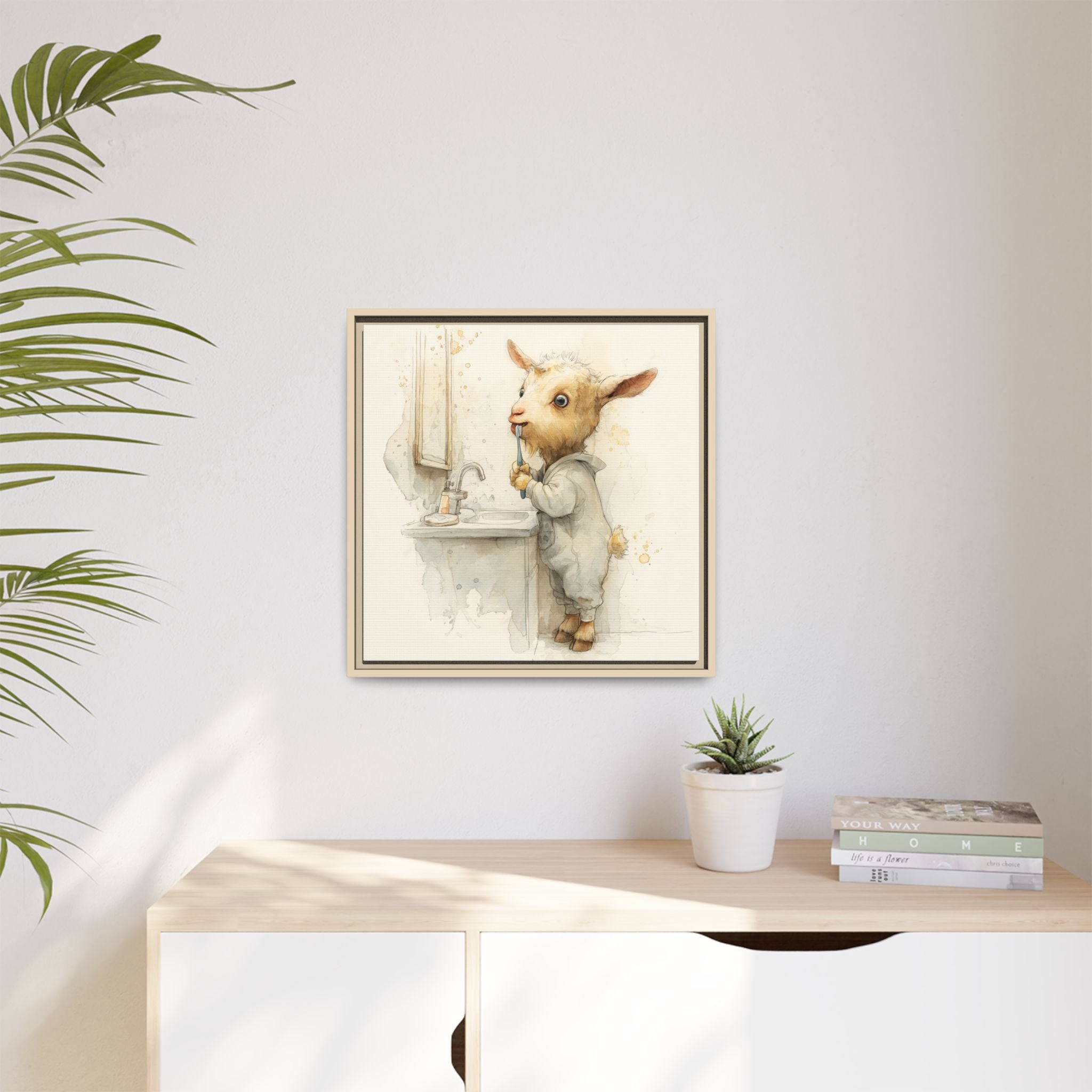 Whimsical Goat Art | Perfect for Children's Rooms