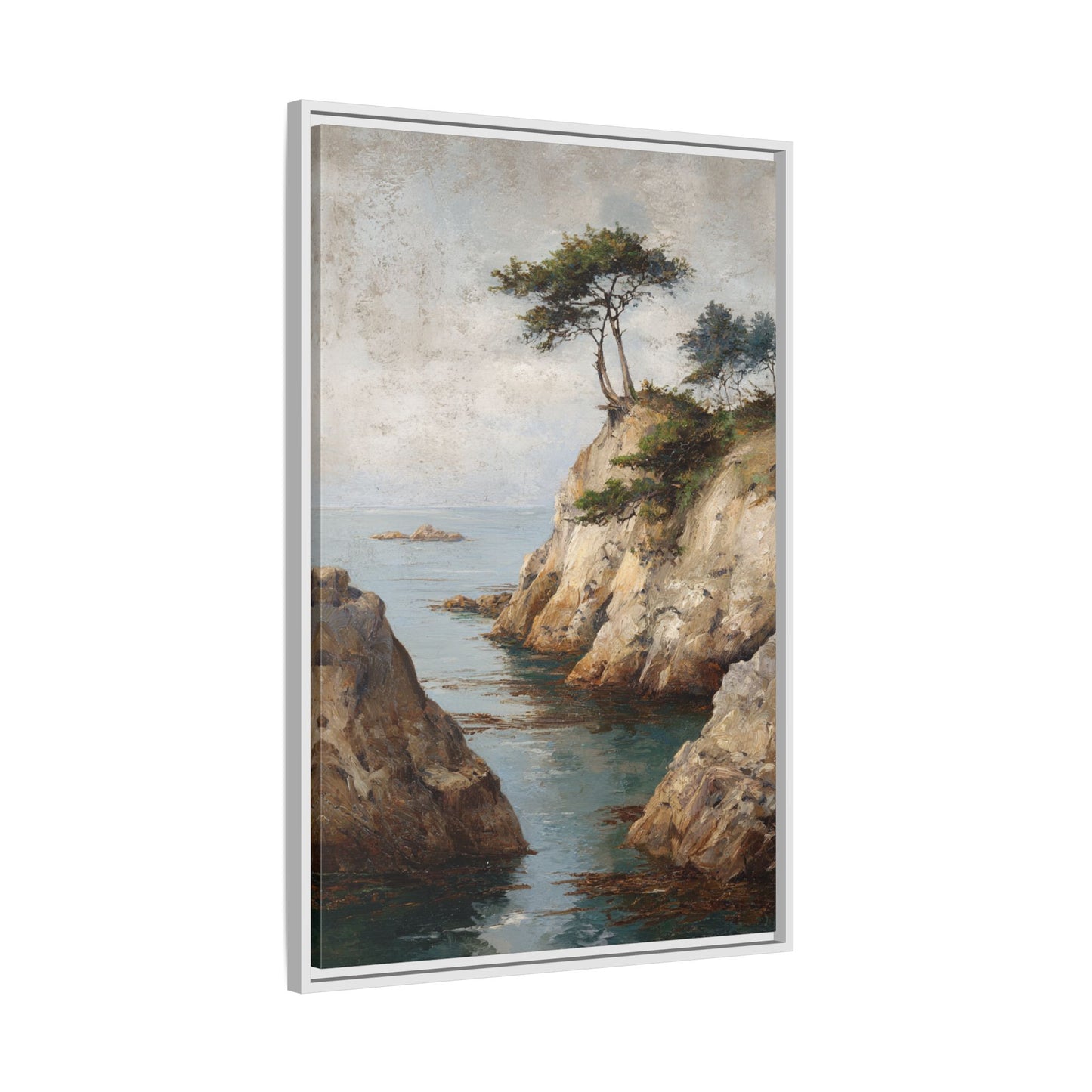 Tranquil Coastal Landscape Art - Soothing Wall Decor
