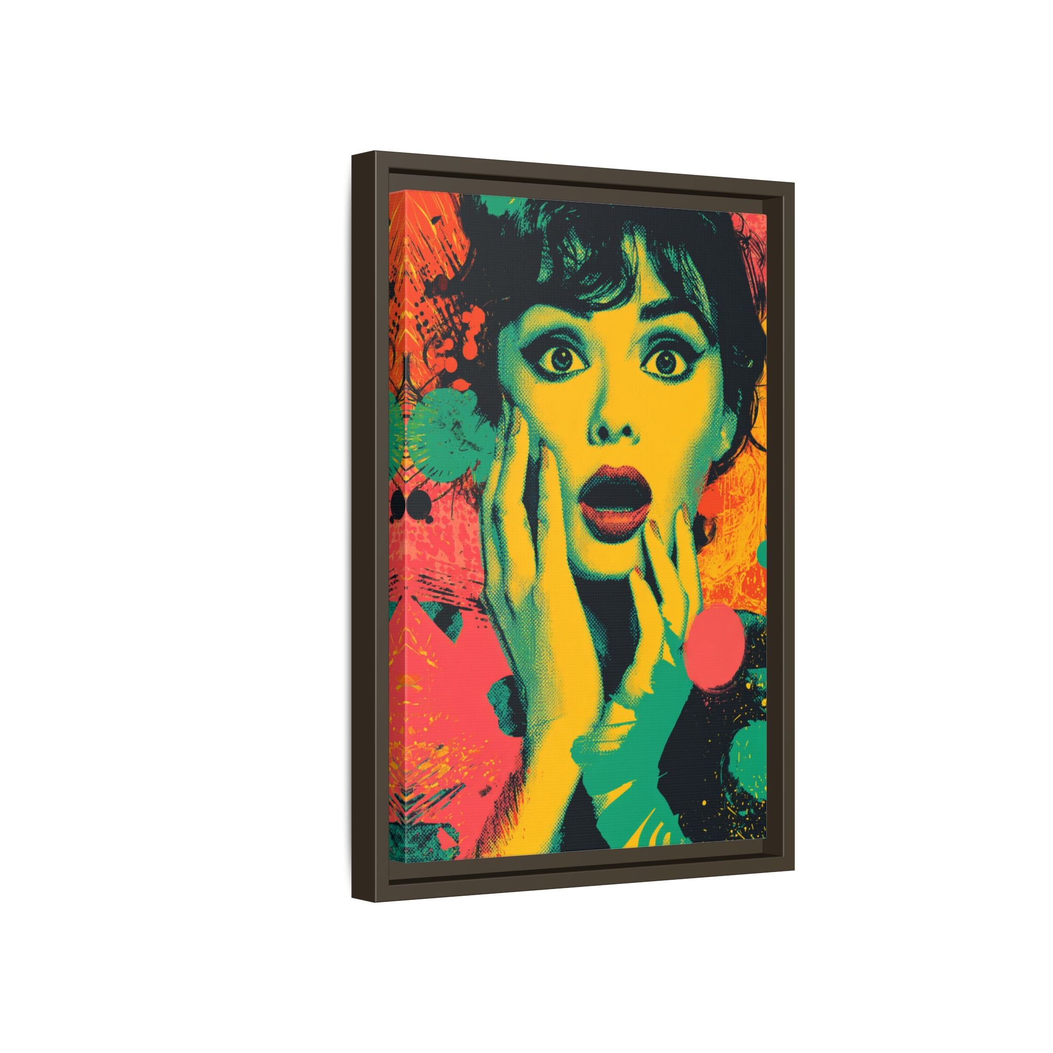 Surreal Pop Art Woman – Vibrant Modern Wall Art
