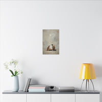 Nativity Scene Art Print - Warm Family Vibes