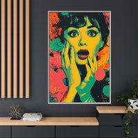 Surreal Pop Art Woman – Vibrant Modern Wall Art