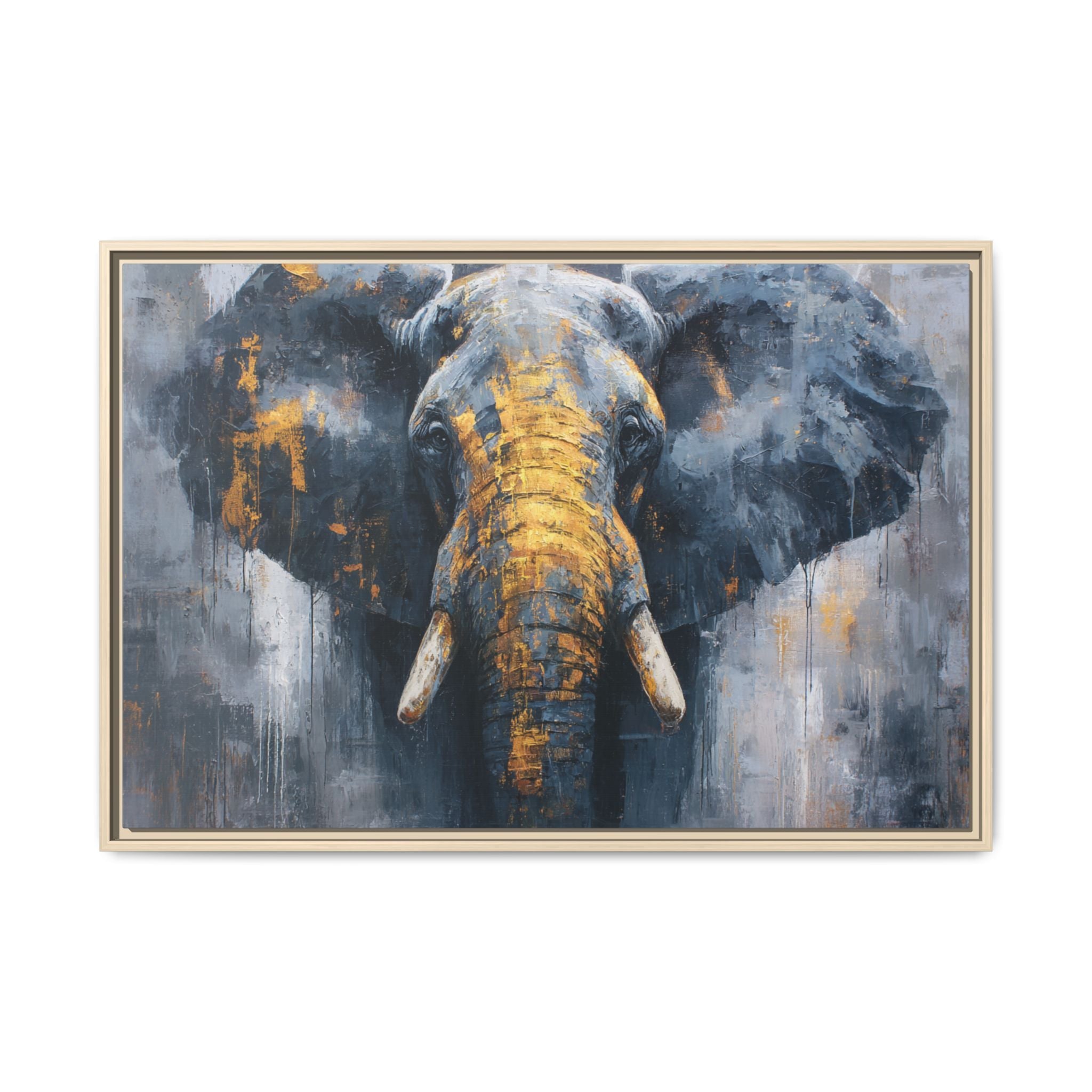 Majestic Elephant Wall Art - Abstract Animal Decor