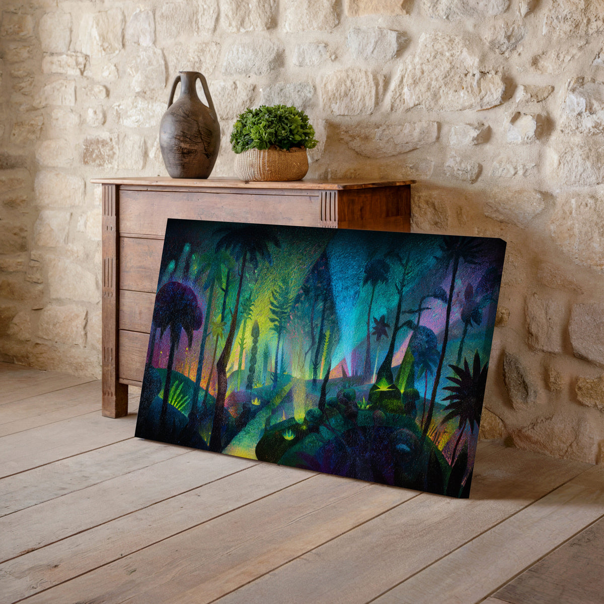 Dark Jungle Canvas Print — product image 6