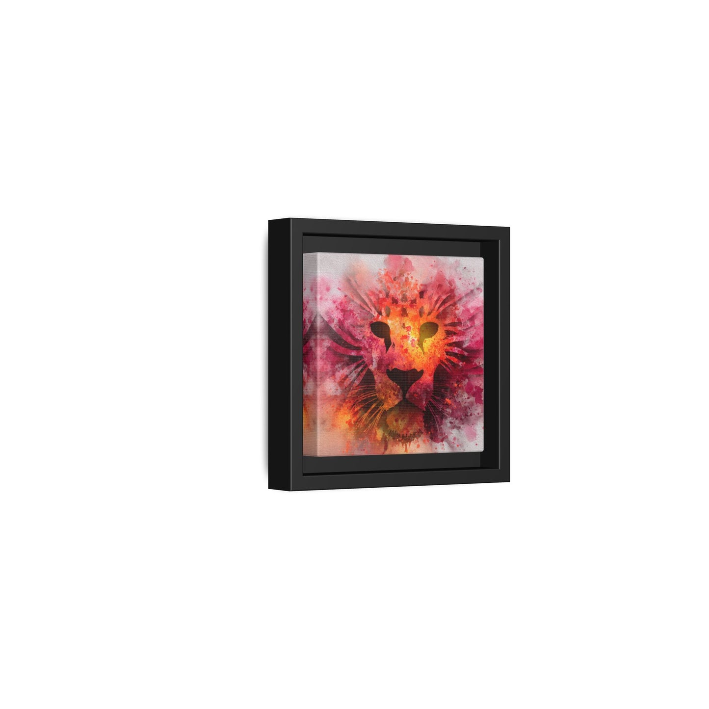 Vibrant Lion Watercolor Artwork | Animal Portrait