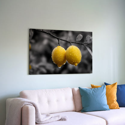 Yellow Lemons Canvas Art — product image 7