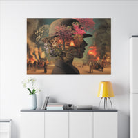 Surreal Botanical Portrait Art | Unique Digital Illustration