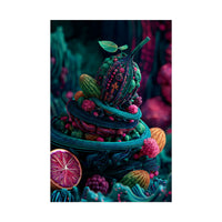 Surreal Fruit Fantasy Art - Vibrant Digital Design