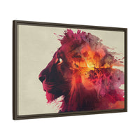 Majestic Lion Watercolor Art | Vibrant Animal Portrait