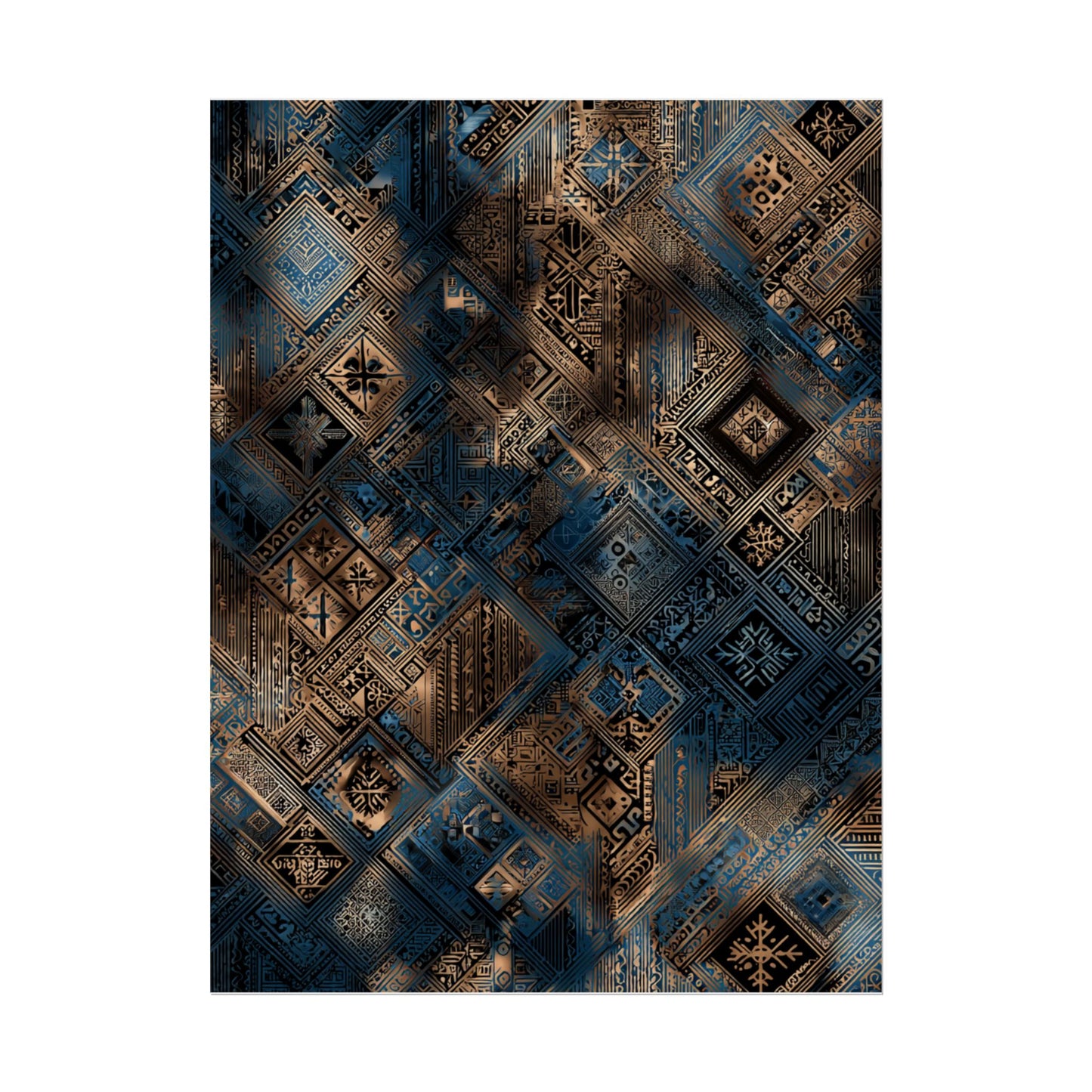 Intricate Geometric Wall Art - Abstract Pattern