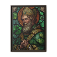 Saint Artwork | Irish Heritage Art | Traditional Green Tones