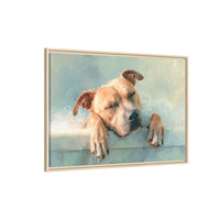 Calming Canine Portrait - Serene Dog Art Print