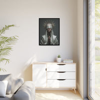 Ethereal Blindfolded Saint Art | Spiritual Home Decor