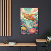 Vibrant Turtle Art | Whimsical Nature Illustration