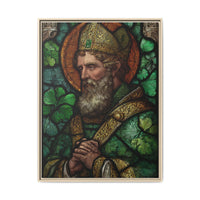 Saint Artwork | Irish Heritage Art | Traditional Green Tones