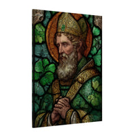 Saint Artwork | Irish Heritage Art | Traditional Green Tones