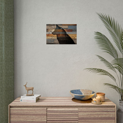 Rustic Wolf Silhouette Wall Art | Nature Inspired Decor