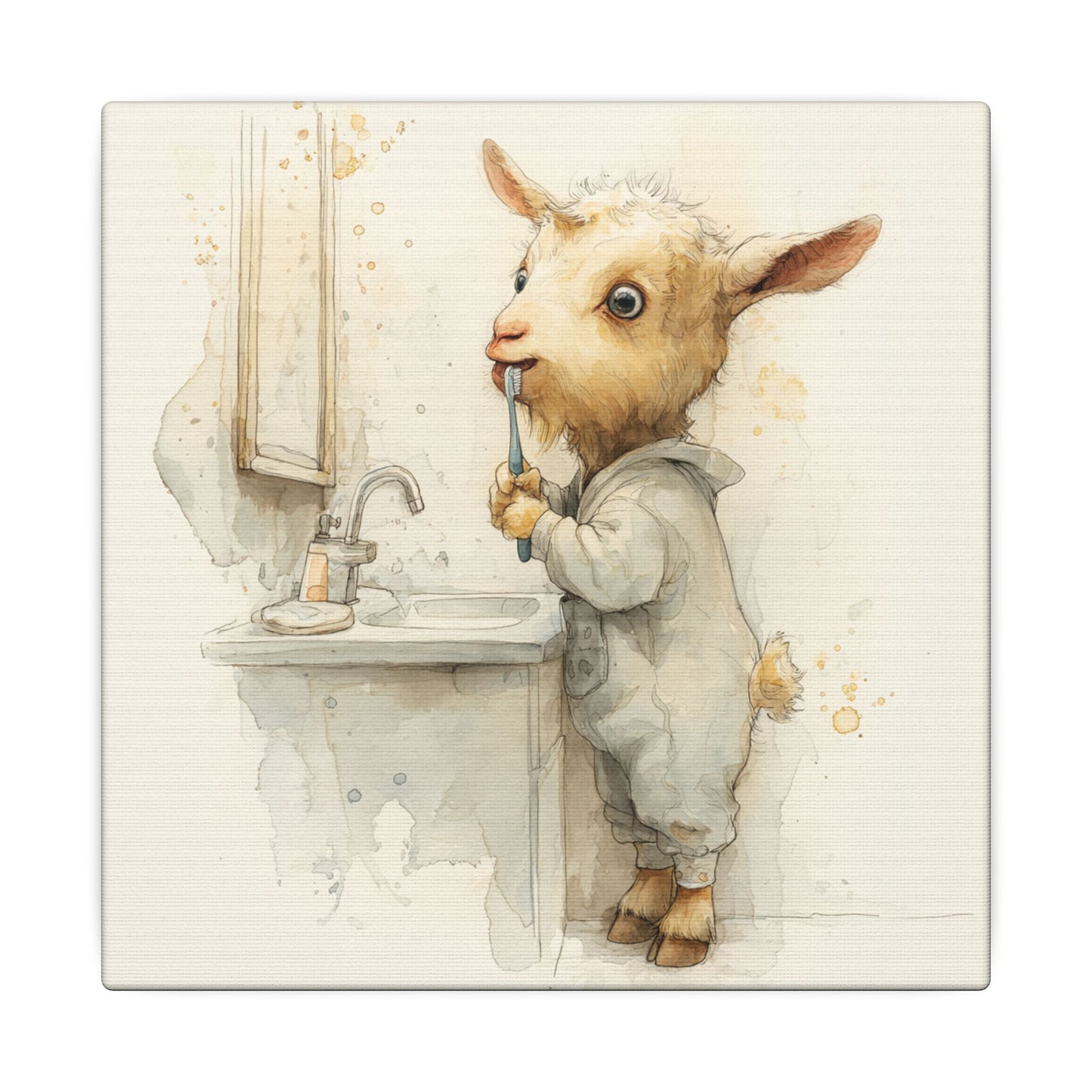 Whimsical Goat Art | Perfect for Children's Rooms