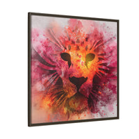 Vibrant Lion Watercolor Artwork | Animal Portrait