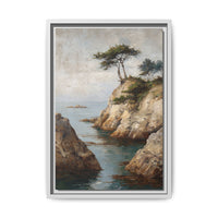 Serene Seaside Landscape Art - Tranquil Coastal Decor