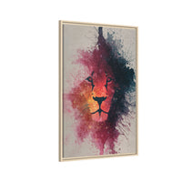 Majestic Lion Watercolor Art | Vibrant Animal Portrait