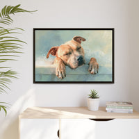 Calming Canine Portrait - Serene Dog Art Print