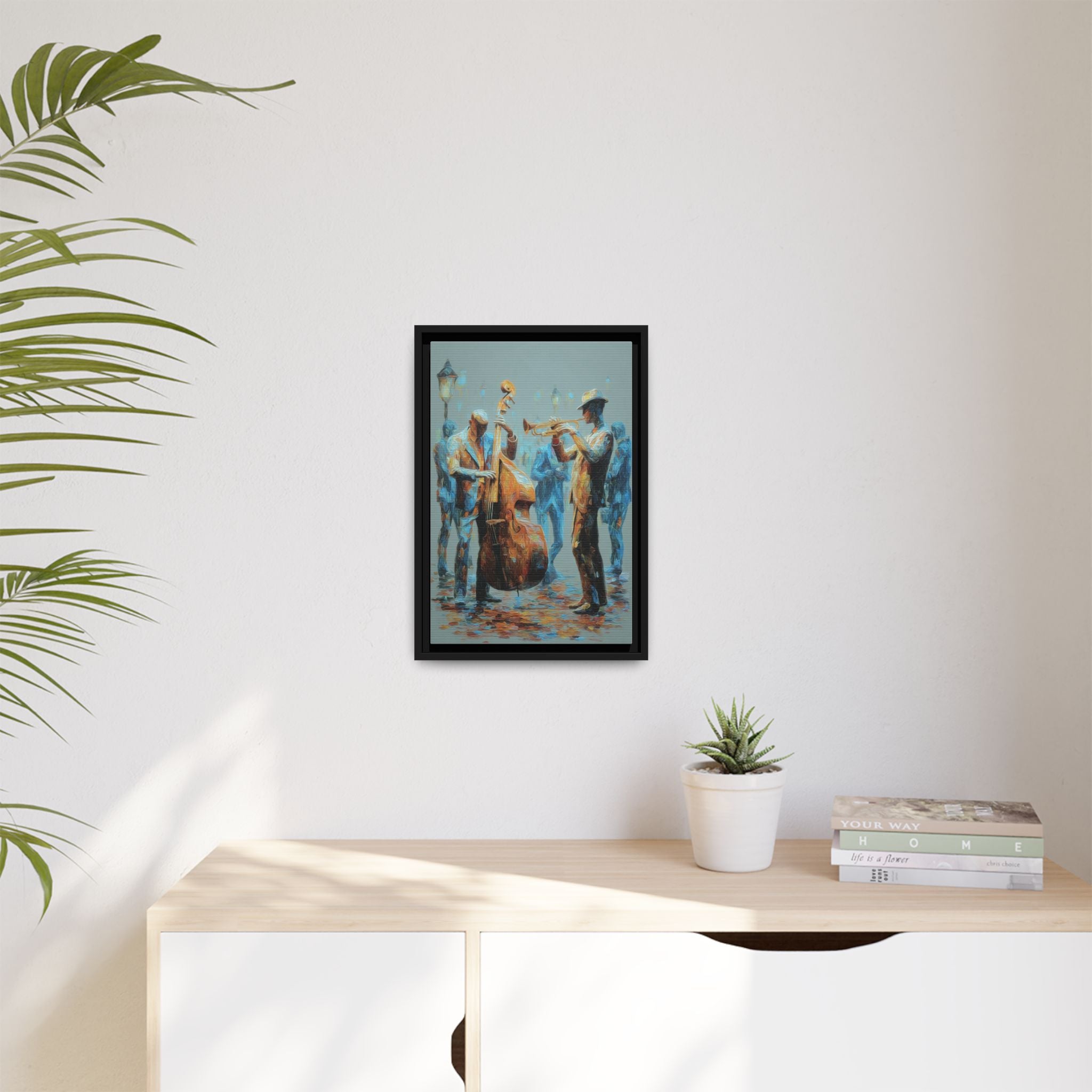 Colorful Jazz Musicians Art for Music Enthusiasts
