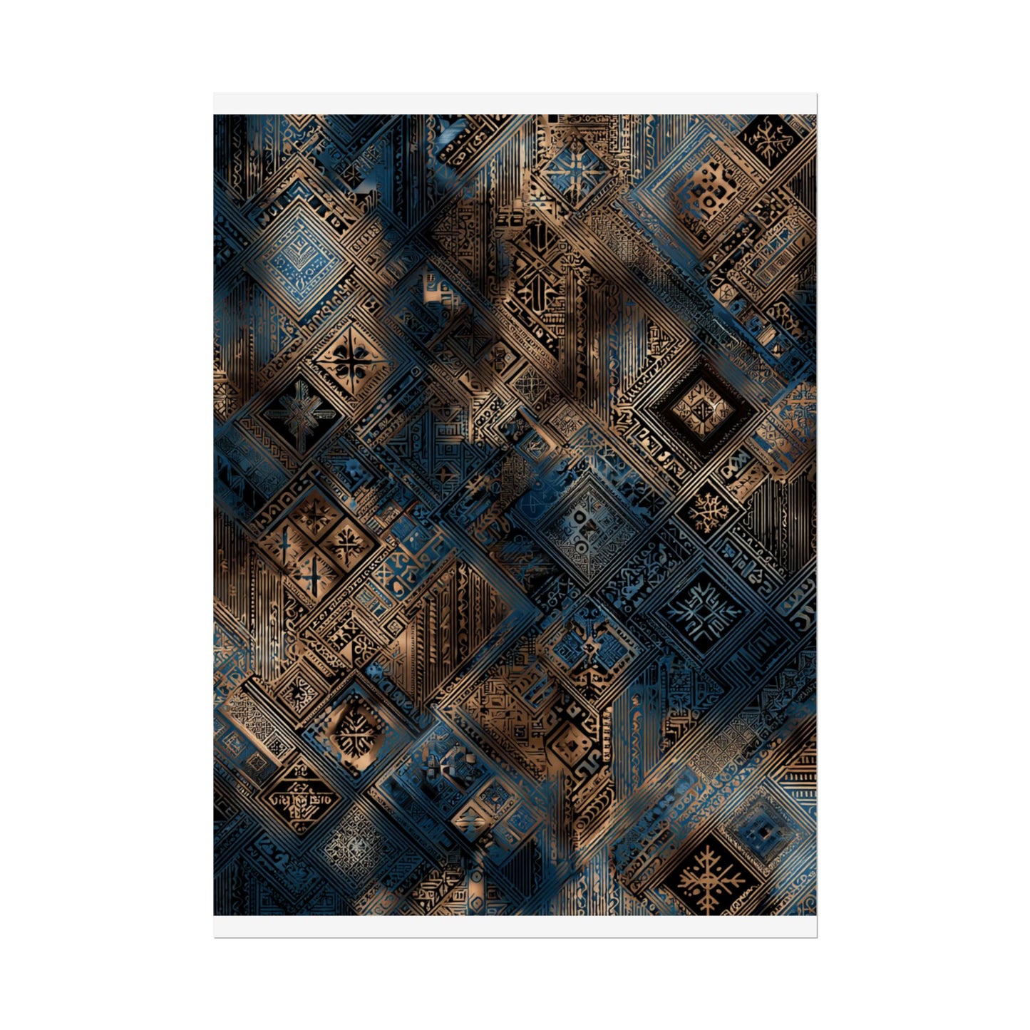 Intricate Geometric Wall Art - Abstract Pattern