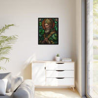 Saint Artwork | Irish Heritage Art | Traditional Green Tones