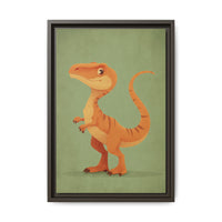 Whimsical Dinosaur Illustration Art for Kids' Rooms