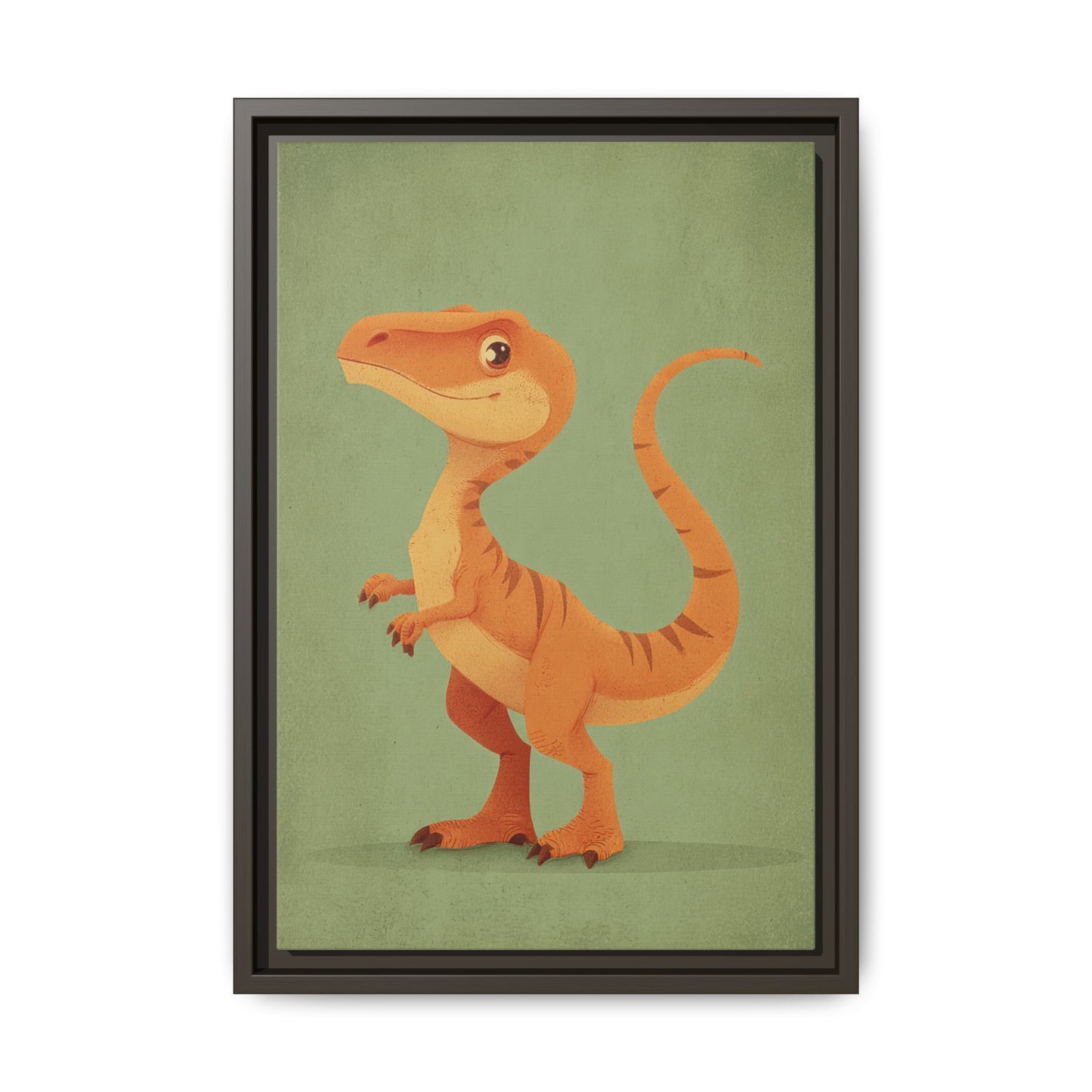 Whimsical Dinosaur Illustration Art for Kids' Rooms
