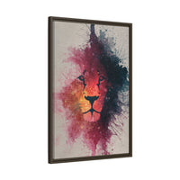 Majestic Lion Watercolor Art | Vibrant Animal Portrait