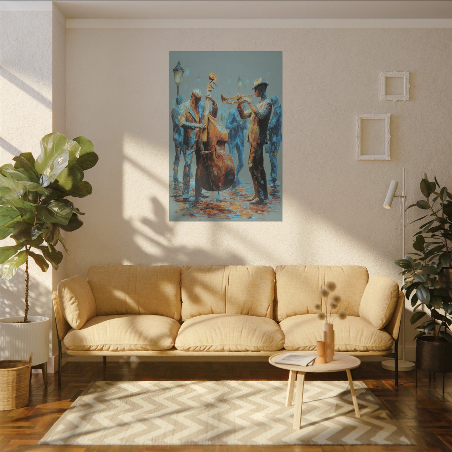 Colorful Jazz Musicians Art for Music Enthusiasts