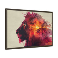 Majestic Lion Watercolor Art | Vibrant Animal Portrait