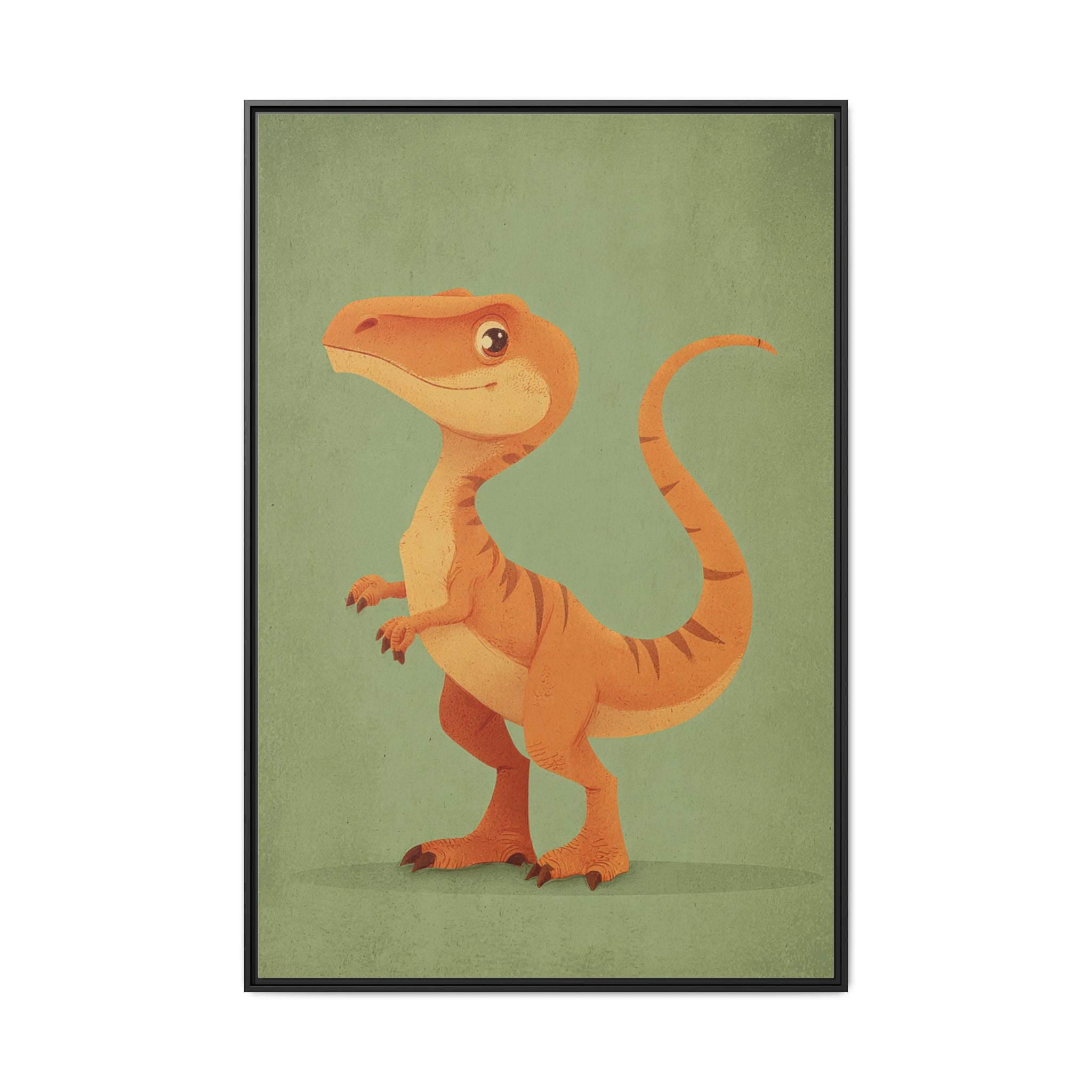 Whimsical Dinosaur Illustration Art for Kids' Rooms