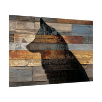 Rustic Wolf Silhouette Wall Art | Nature Inspired Decor