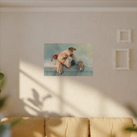 Calming Canine Portrait - Serene Dog Art Print