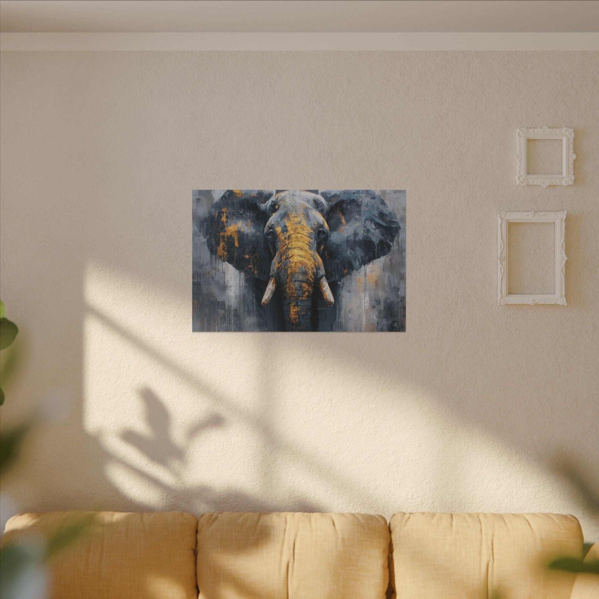 Majestic Elephant Wall Art - Abstract Animal Decor